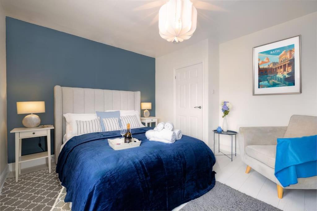 Pure B - Welcoming Bath City 3 Bed House Free Parking & Wifi Bagian luar foto